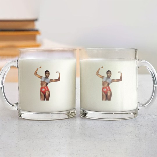 Discover Grace Jones Glass Mugs Island Life Glass Mugs Music 80s Pop, Vintage Grace Jones Glass Mugs