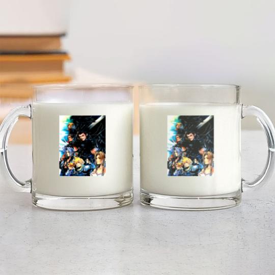 Discover Final Fantasy VII Crisis Core Glass Mugs