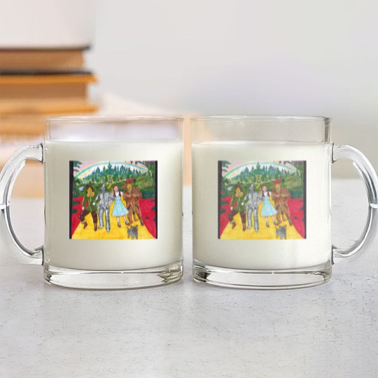 Discover Wizard Of Oz- Yellow Brick Road Graphic  Dress Glass Mugs