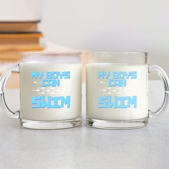 Discover Pregnancy for Man Glass Mugs