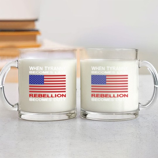 Discover When Tyranny Becomes Law Glass Mugs