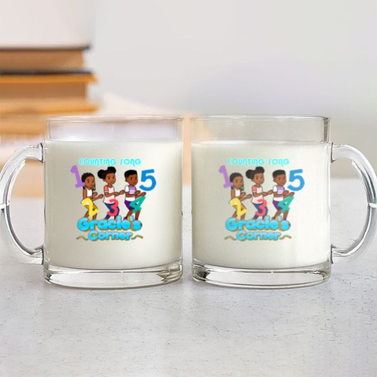 Discover Gracies Corner Phonics Kids Merch Glass Mugs