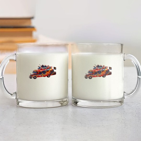 Discover Furthur Bus Glass Mugs