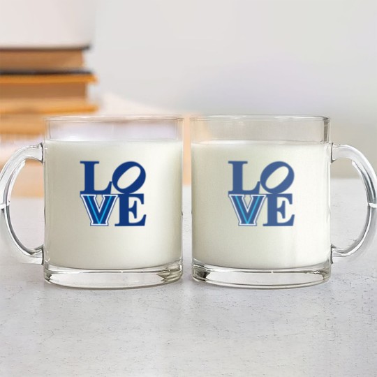 Discover Villanova LOVE Glass Mugs