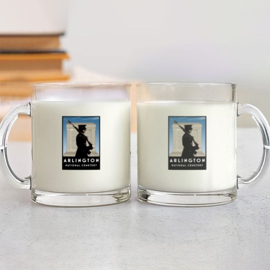 Discover Arlington National Cemetery Glass Mugs