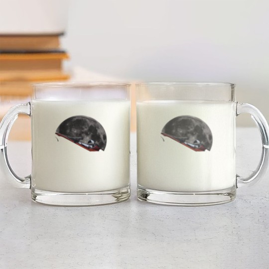 Discover Spacex Starman In Orbit Around The Moon - Spacex - Glass Mugs