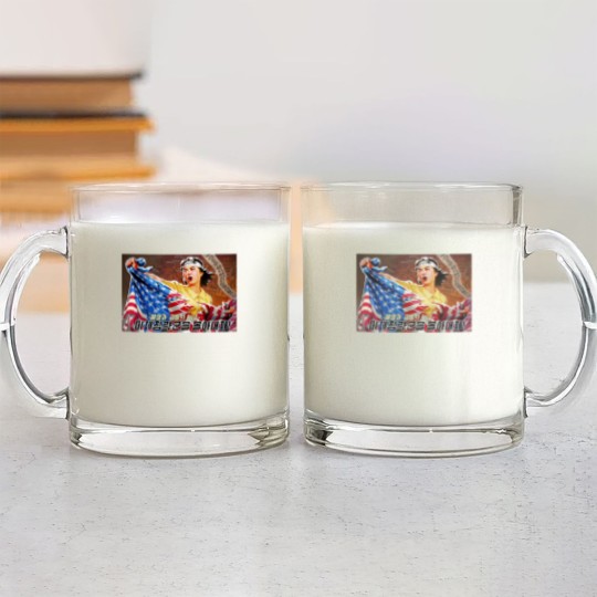 Discover North Korea Propaganda 2 Glass Mugs