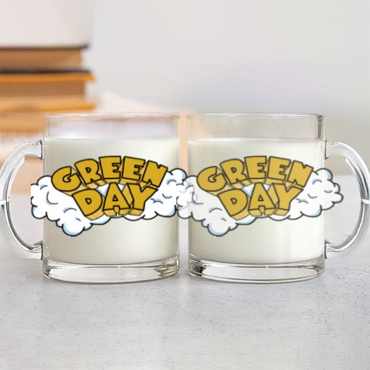 Discover greenday flag, greenday greatest , greenday insomniac, greenday idiot american, greenday best basket,  greenday autograph, greenday box set , greenday bullet in a bible, greenday bracelet, greenday basket case, greenday rock band Glass Mugs