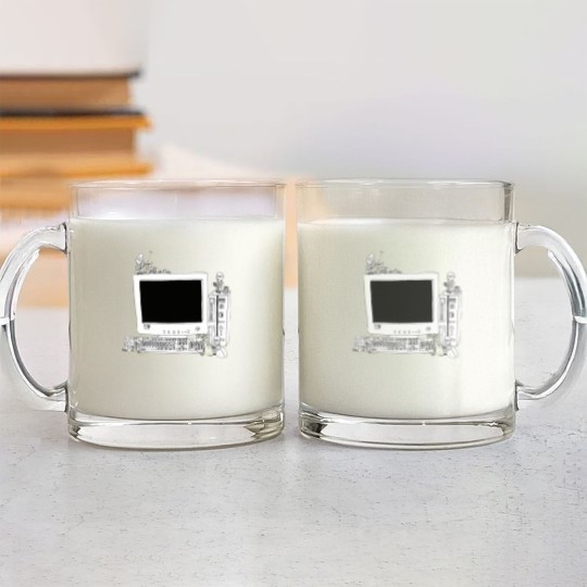 Discover Computer 2000 Glass Mugs