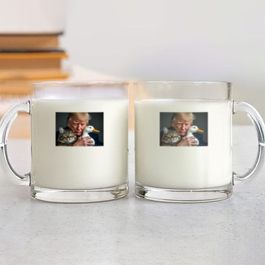 Discover Pets for Trump Glass Mugs - Protect Our Pets - Save Our Pets - Pets For Trump - Glass Mugs
