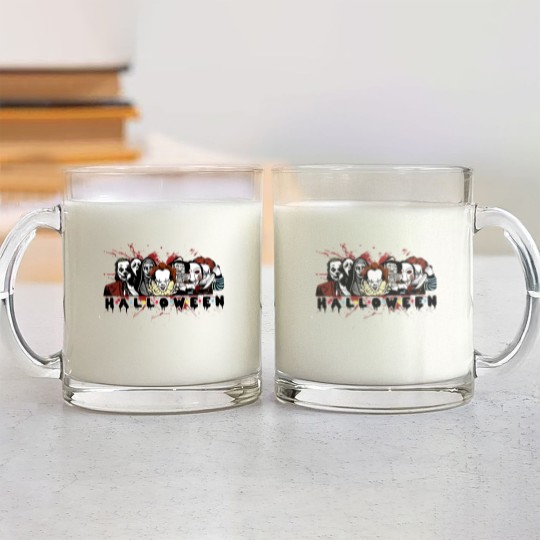 Discover Halloween Horror Glass Mugs, Halloween Horror Movie Glass Mugs, Scary Halloween Glass Mugs
