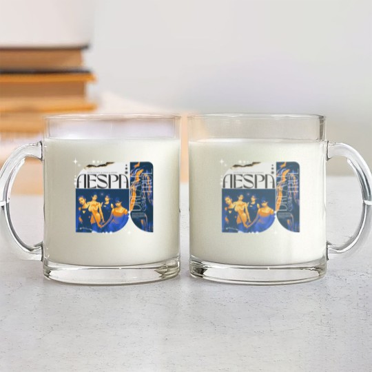Discover Aespa Glass Mugs, Dreams Come True Aespa Glass Mugs, Aespa Savage Glass Mugs, Aespa Vintage Glass Mugs, Aespa Y2K Glass Mugs