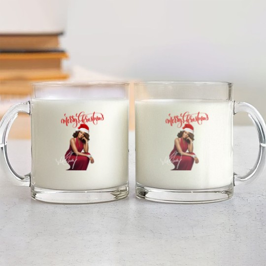 Discover Merry Christmas Whitney Houston Glass Mugs