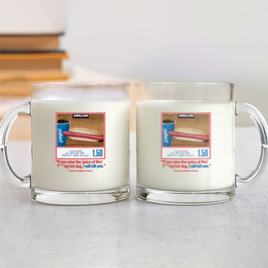 Discover Costco Hot Dog & Soda Combo Glass Mugs