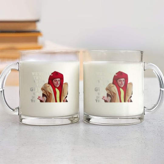 Discover I Think You Should Leave Tim Robinson Hot Dog Glass Mugs, ITYSL Hot Dog Suit Glass Mugs