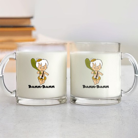 Discover The Flintstones | Bamm-Bamm Rubble Glass Mugs