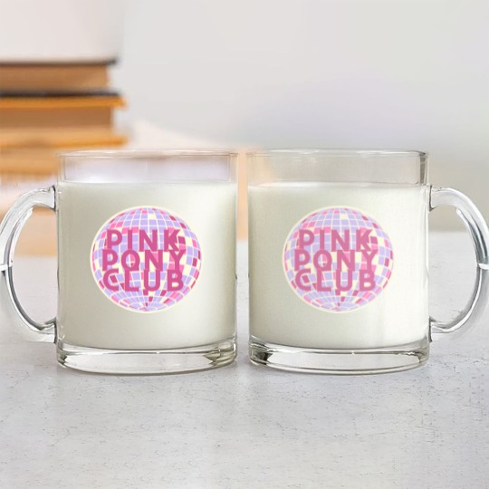 Discover Pink Pony Club Disco Glass Mugs