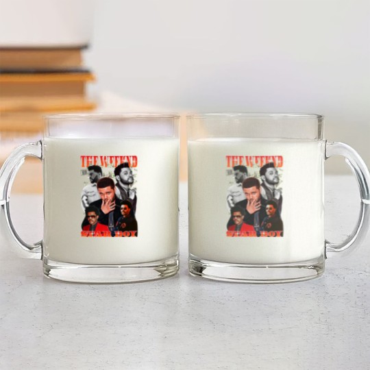 Discover The Weekend Star Boy Glass Mugs Music Glass Mugs