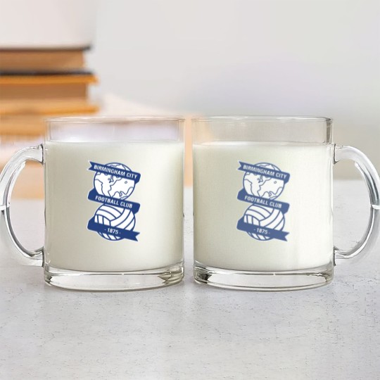 Discover Birmingham City FC Logo Glass Mugs