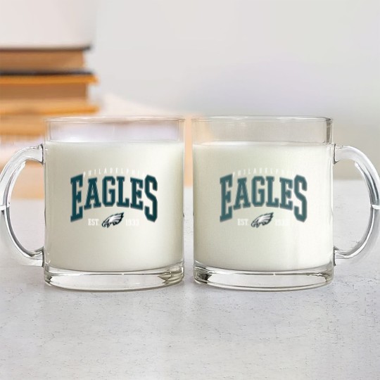 Discover Eagles Football Est. 1933 Baseball Caps, PA Football fans gift, Sundays Are For The Birds, Philly Fan Gift Glass Mugs