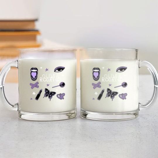 Discover Olivia Rodrigo Guts Print  ColorShirt, Olivia Rodrigo Glass Mugs,Guts 2024 Glass Mugs