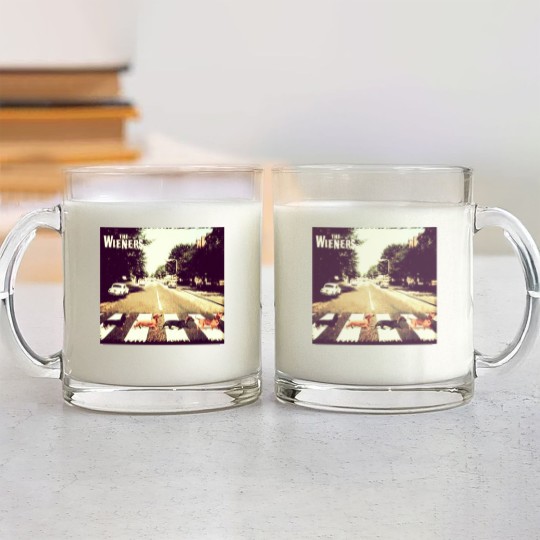 Discover Doxie Dachshund Abbey Road Glass Mugs Glass Mugs