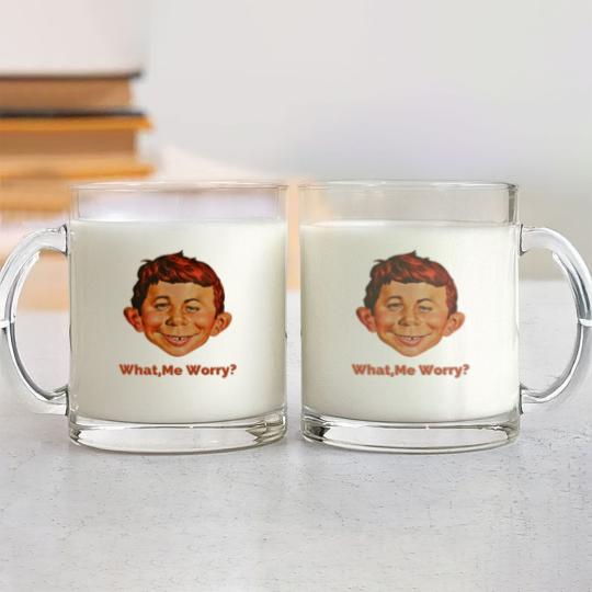 Discover alfred e neuman Glass Mugs