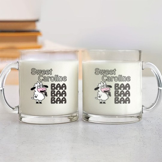 Discover Sheep Caroline - Sweet Caroline - Glass Mugs