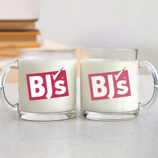Discover BJ's Wholesale Club Logo Glass Mugs