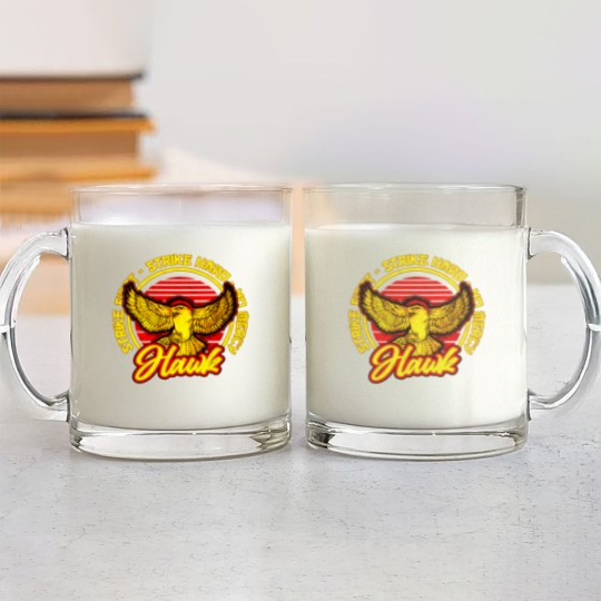 Discover Cobra Kai Hawk | Dojo student karate gift idea Glass Mugs
