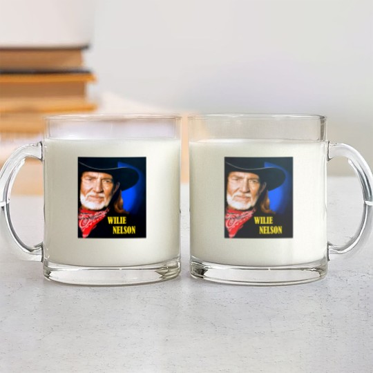 Discover vintage 90s W.ILLIE N.ELSON Glass Mugs