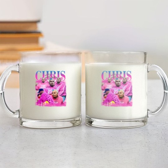 Discover Chris Brown Glass Mugs, Chris Brown Lover Glass Mugs, Chris Brown