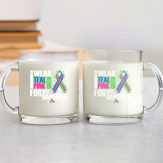 Discover Metastatic Breast Cancer Ribbon Daughter Cancer Awareness Glass Mugs