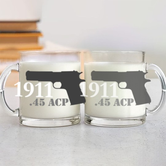 Discover Colt .45 1911 Glass Mugs