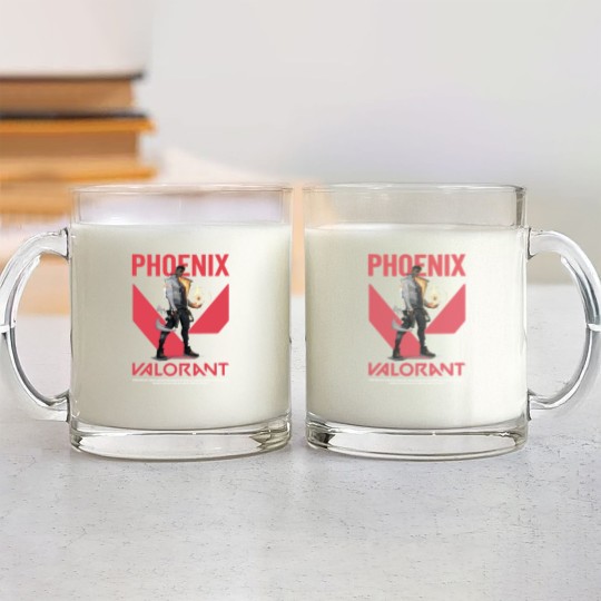 Discover Phoenix Valorant Glass Mugs
