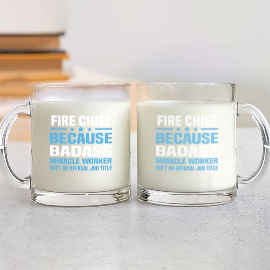 Discover Fire Chief Glass Mugs