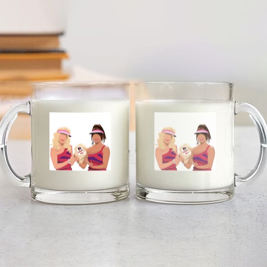 Discover SNL Super Showcase Maya Rudolph and Kristen Wiig Glass Mugs