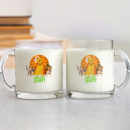 Discover heckin' spoopy Glass Mugs