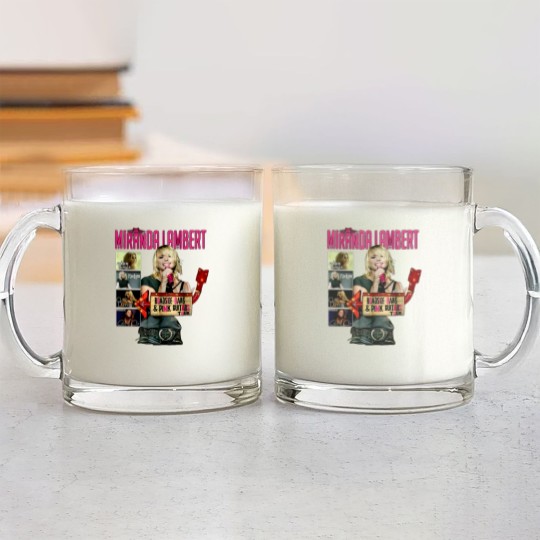 Discover MIRANDA LAMBERT Roadside Bar  Pink Guitars Tour 2019 Glass Mugs