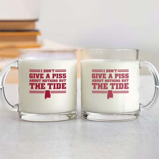 Discover I Don't Give A Piss About Nothing But The Tide Albm Football 1 Glass Mugs