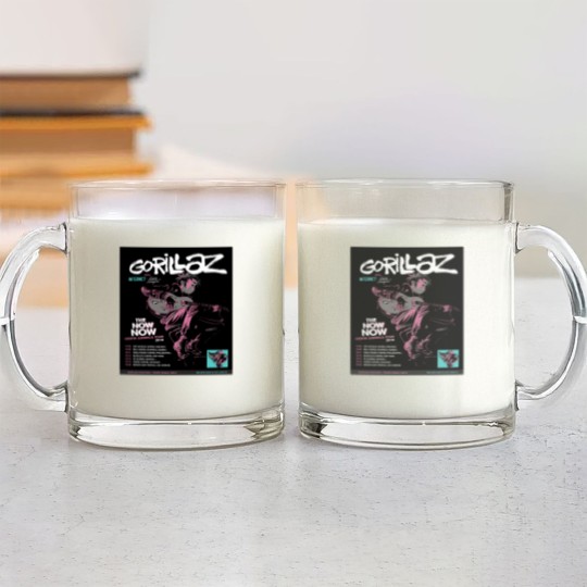 Discover Gorillaz The Now Now Glass Mugs Retro Vintage 90s Hip Hop Graphic