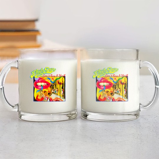 Discover Retro Steely Distressed Arts Dan Rock Music For Fan Glass Mugs