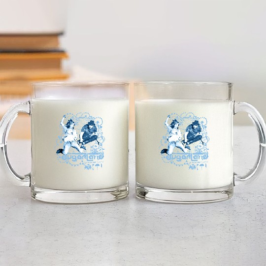 Discover Sugarland tour navy Glass Mugs large Glass Mugs