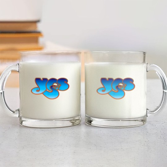 Discover Yes Classic Logo Glass Mugs