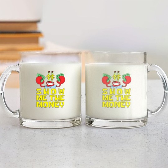 Discover Mr Krabs Show Me The Money Glass Mugs
