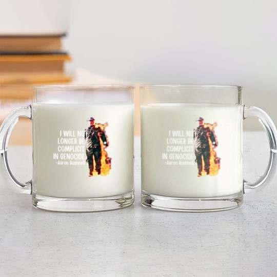 Discover Aaron Bushnell, Us airman - Aaron Bushnell Glass Mugs