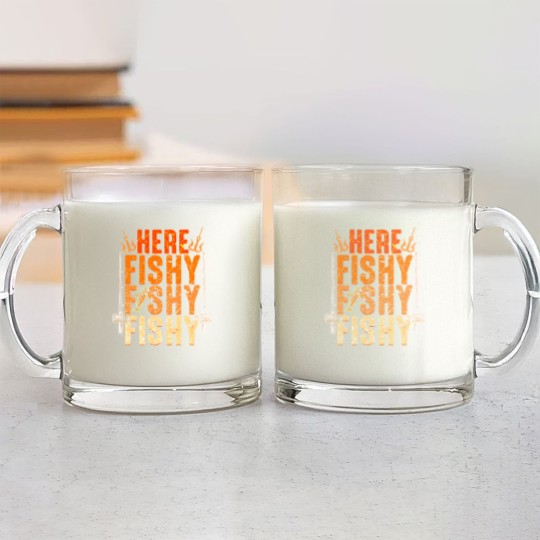 Discover Fishing Funny Fishing Glass Mugs