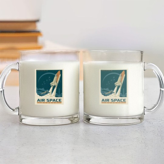 Discover National Air And Space Museum , Washington DC, Houseming Gifts Basket First , Office De Glass Mugs