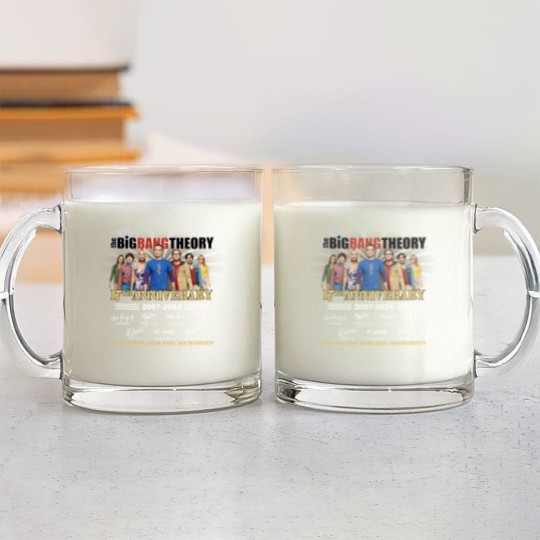 Discover The Big Bang Theory Glass Mugs | The Big Bang Anniversary Glass Mugs