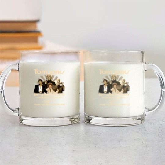 Discover Tom Jones 59th Anniversary Glass Mugs, Tom Jones Glass Mugs